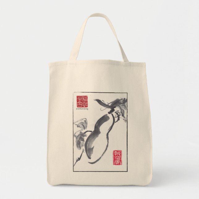 Tote Bag "Gourdgeous" SumiSack organique (Devant)