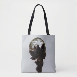 Tote Bag goutte de pluie gelée sur la branche des arbres ph