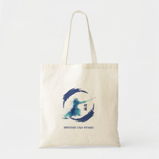Tote Bag Gouttes de pluie à l'aquarelle Sommeil Kendo en di