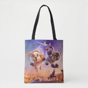Tote Bag Gracie & Pedro : Animaux de compagnie à la Secourt