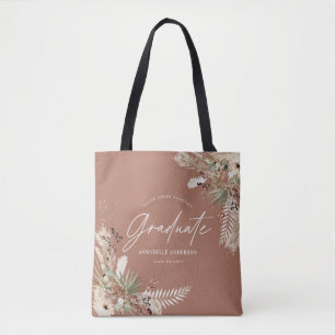 Tote Bag Gradué faveur pampas eucalyptus élégante rouille