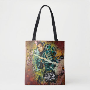Tote Bag Graffiti de caractère de noeud coulant du peloton