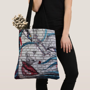 Tote Bag Graffiti de fille asiatique