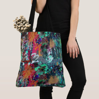 Tote Bag Graffiti Wall et Spray Paint Splatter
