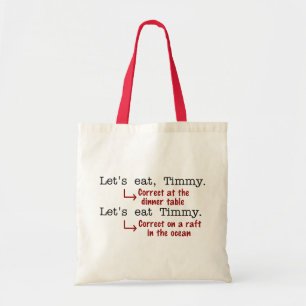 Tote Bag Grammaire de la ponctuation amusante