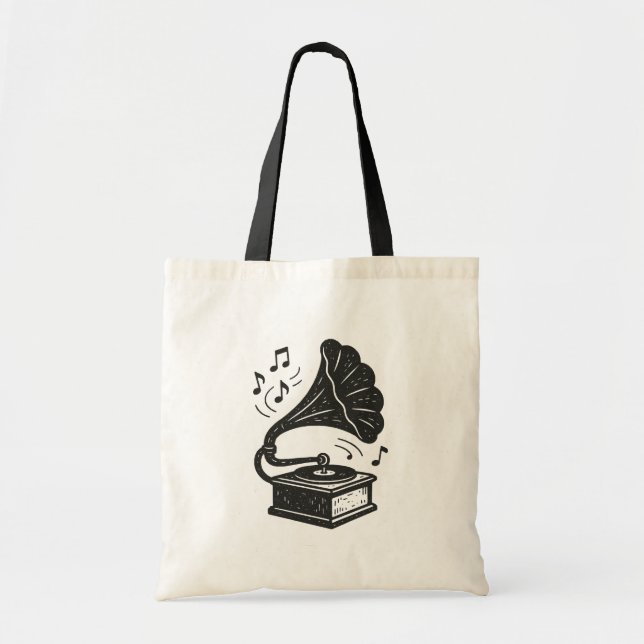 Tote Bag Gramophone (Devant)