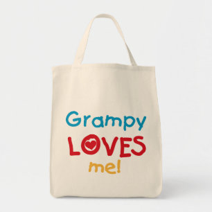 Tote Bag Grampy aime mes t-shirts et cadeaux