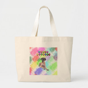 Tote Bag Grand Danois souhaitant une bonne année