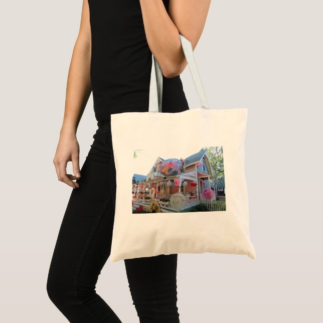 Tote Bag Grand éclairage en rose - Martha's Vineyard Tot (Devant (produit))