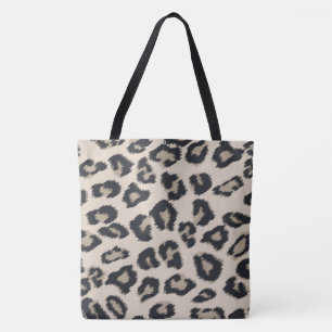 Tote Bag Grand Empreinte de léopard de mode Fourre-tout
