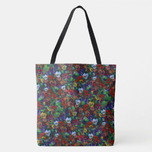 Tote Bag Grand Fourre-tout Pansy (édition rouge)