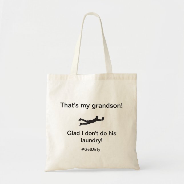 Tote Bag Grand-maman Fourre-tout de base-ball (Devant)