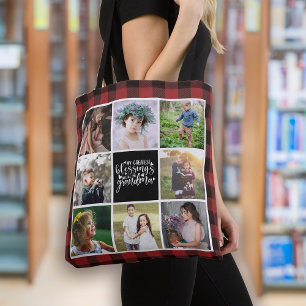 Tote Bag Grand-mère Collage photo Plus grandes bénédictions
