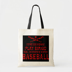 Tote Bag Grand-mère de baseball de Fière