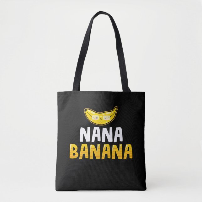 Tote Bag Grand-mère de Nana Banana Funny (Devant)