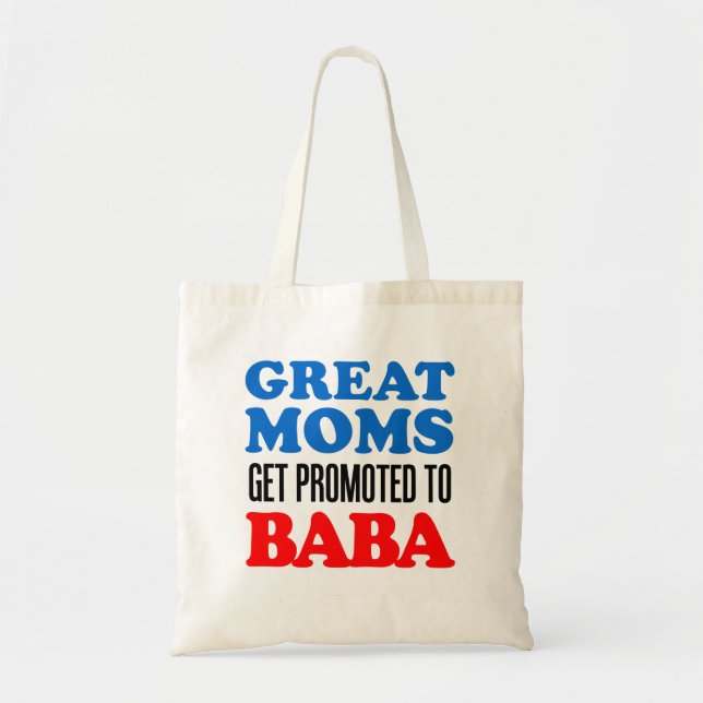 Tote Bag Grand Mères Promues À Baba Grand-Mère Ukrainienne (Devant)