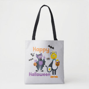 Tote Bag Grand oiseau et nombre   Joyeux Halloween