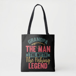 Tote Bag Grand-Père - L'Homme, Le Mythe, La Légende De La