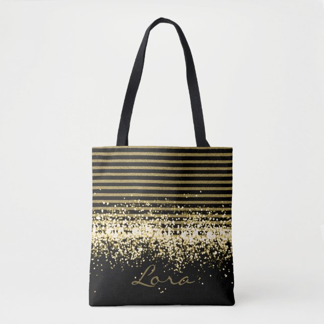 TOTE BAG GRAND PERSONNALISÉ PAR PARTIES SCINTILLANTES DE (Devant)