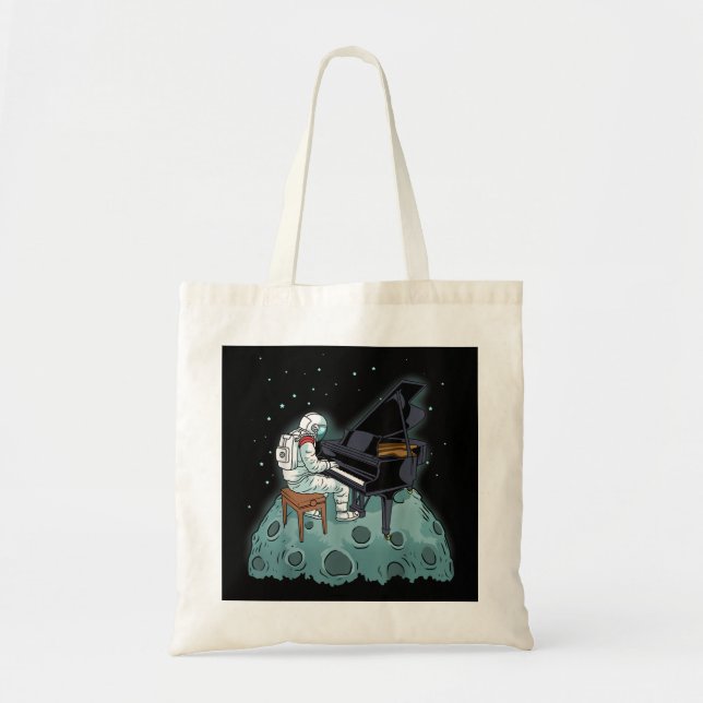 Tote Bag Grand Piano Chemise pour enfants Pianiste Cadeau A (Devant)