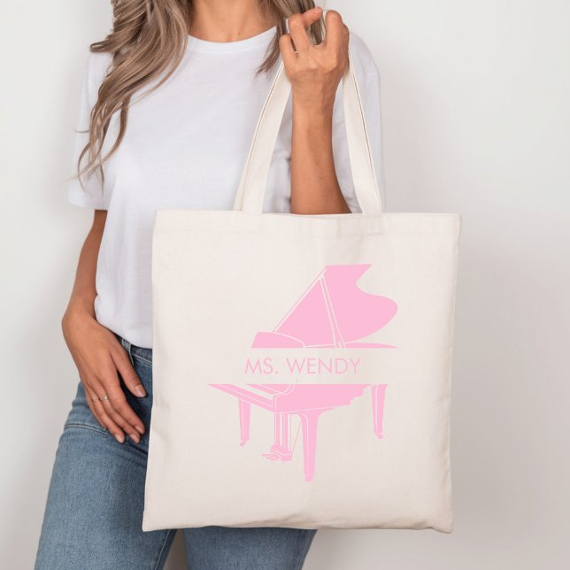 Tote Bag Grand Piano personnalisé (Créateur téléchargé)