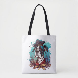 Tote Bag Grand pirate de chien Dane