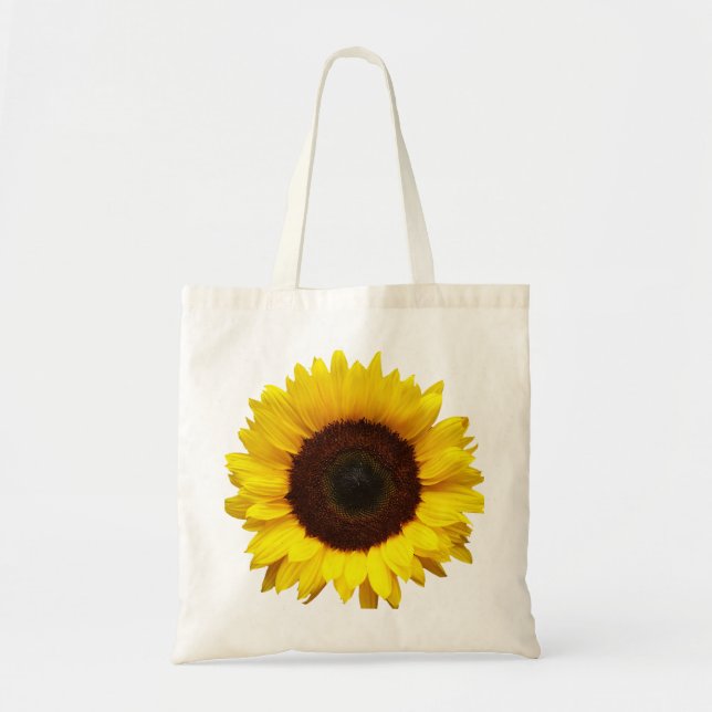 Tote Bag Grand sourire/tournesol jaune (Devant)