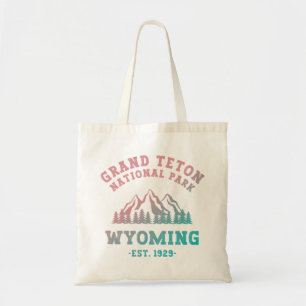 Tote Bag Grand Teton National Park Wyoming USA Gradient