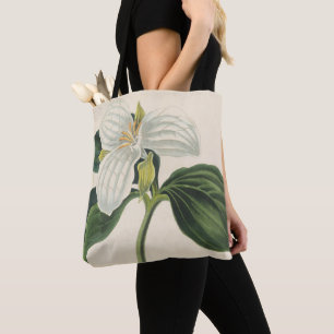 Tote Bag Grand Trillium fleuri