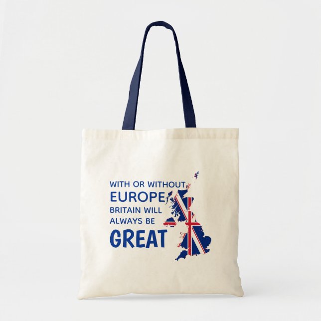 TOTE BAG GRANDE BRETAGNE BREXIT EUROPE (Devant)