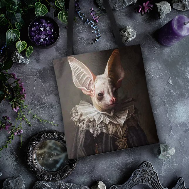 Tote Bag Grande chauve-souris en vêtements baroques (Créateur téléchargé)