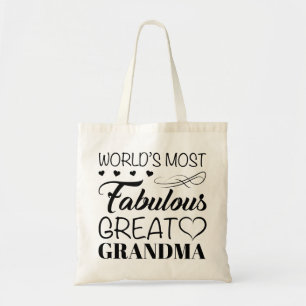 Tote Bag Grande grand-mère la plus fabuleuse du monde