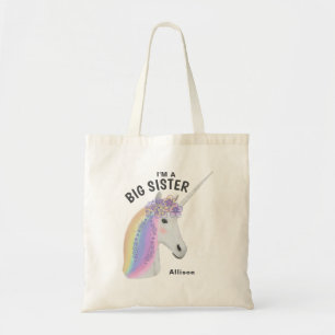 Tote Bag Grande soeur Unicorn personnalisée