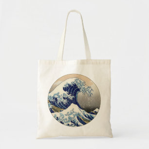 Tote Bag Grande vague Kanagawa peinture japonaise