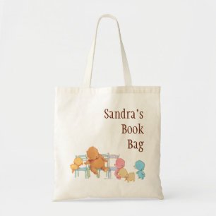 Tote Bag Grandes chaises de la part quatre d'ours Brown et