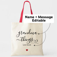 Grandma Thèmes Cadeau personnalisé de petits-enfan
