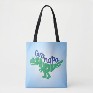 Tote Bag Grandpa Saurus Graphisme