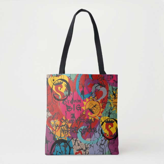 Tote Bag Grands rêveurs se créent inspirent d'autres (Devant)