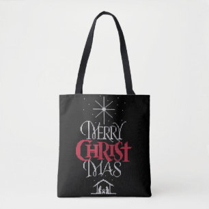 Tote Bag Granny Knit Joyeux Christ Mas Noël Religieux