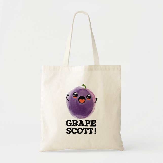 Tote Bag Graphe Scott Funny Fruit Graphe Pun (Devant)
