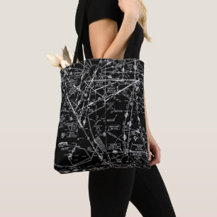 Tote Bag Graphique aéronautique