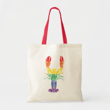 Graphique de homard avec Fierté Arc-en-ciel