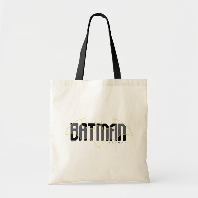 Tote Bag Graphique de nom haute technologie Batman (Devant)