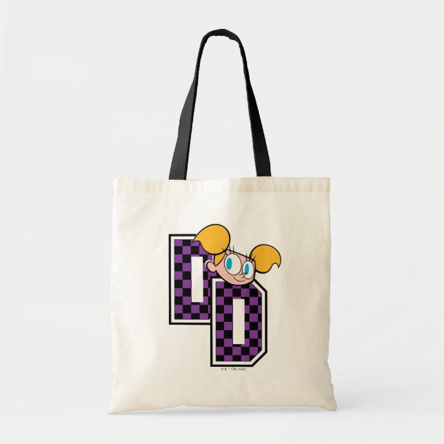 Tote Bag Graphique des lettres de Dee Dee Athletic (Devant)