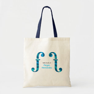 Tote Bag Graphique des trous de son de chaîne personnalis