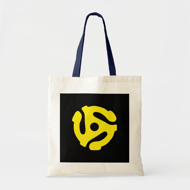 Tote Bag Graphique d'espaceur Jaune 45 (Devant)