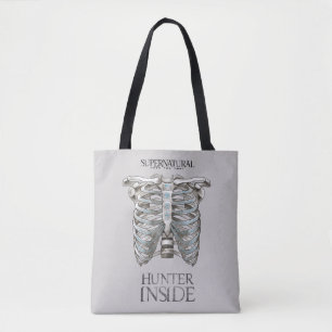 Tote Bag Graphique en cage à cage surnaturelle "Hunter Insi