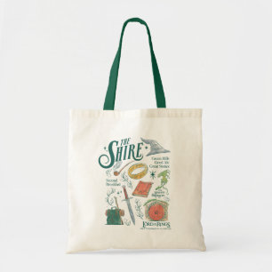 Tote Bag Graphisme en collage aquarelle THE SHIRE™