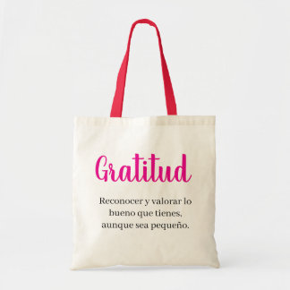 Tote Bag gratitude 