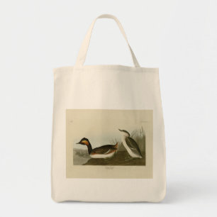 Tote Bag Grebe d'Amérique (Grèbe à cou noir) - Audubon